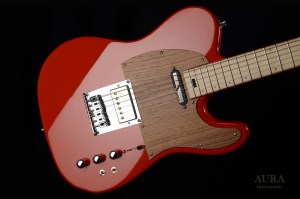 6 Strings Handmade Aura Tele Sustainiac Guitar